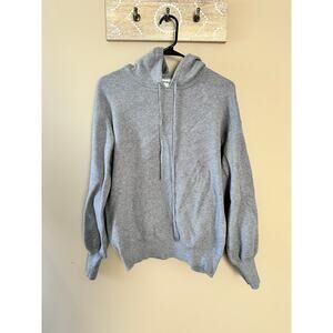 For the Republic Medium Gray Pullover Hoodie Sweater